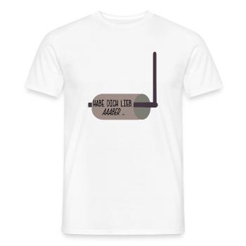 DOCUMENT SUR LES RELATIONS - T-shirt homme - blanc - Devant - AI Model Male 178 dark (178cm)