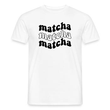 Matcha Matcha Matcha – Trendiges SVG Design - Männer T-Shirt - Weiß - Vorne - AI Model Male 178 dark (178cm)