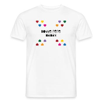 Frohen Muttertag – Muttertag - Männer T-Shirt - Weiß - Vorne - AI Model Male 178 dark (178cm)