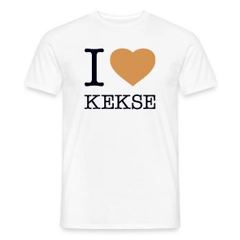 J’adore les cookies - T-shirt homme - blanc - Devant - AI Model Male 178 dark (178cm)