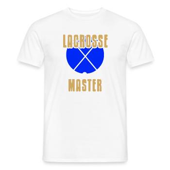 Lacrosse Master Bâtons Croisés Pro Level Pride - T-shirt homme - blanc - Devant - AI Model Male 178 dark (178cm)