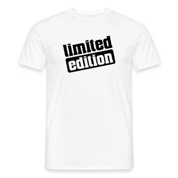 limited_edition - Men's T-Shirt - white - Front - AI Model Male 178 dark (178cm)