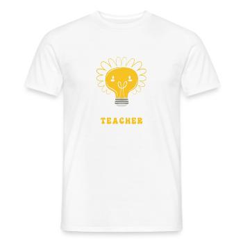 Exam Teacher Abi Abitur - Men's T-Shirt - white - Front - AI Model Male 178 dark (178cm)