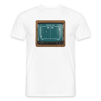 Tennis Cup Vintage Jannik and Carlos - Men's T-Shirt - white - Front - AI Model Male 178 dark (178cm)