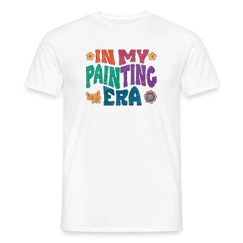 in_my_painting_era_dark_Kopie - Men's T-Shirt - white - Front - AI Model Male 178 dark (178cm)
