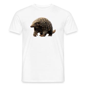 Pangolin Schuppentier Tannenzapfentier Pangoline - Männer T-Shirt - Weiß - Vorne - AI Model Male 178 dark (178cm)