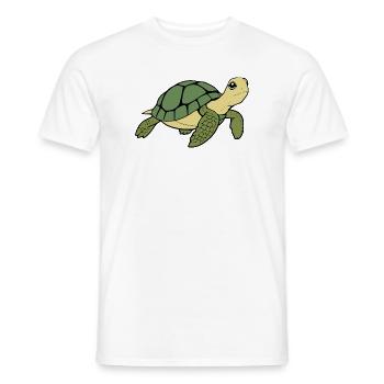 Schildkröten Schildkröten - Männer T-Shirt - Weiß - Vorne - AI Model Male 178 dark (178cm)
