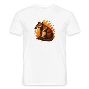 Brennende Ameisenbären - Männer T-Shirt - Weiß - Vorne - AI Model Male 178 dark (178cm)