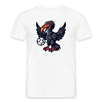 Pfeilkrähe Ballheld - Männer T-Shirt - Weiß - Vorne - AI Model Male 178 dark (178cm)
