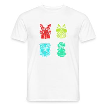 Weihnachtsmann Weihnachtszeit Weihnachten - Männer T-Shirt - Weiß - Vorne - AI Model Male 178 dark (178cm)