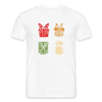 Weihnachtsmann Weihnachtszeit Weihnachten - Männer T-Shirt - Weiß - Vorne - AI Model Male 178 dark (178cm)