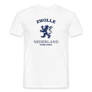 Zwolle Nederland Netherlands - Männer T-Shirt - Weiß - Vorne - AI Model Male 178 dark (178cm)