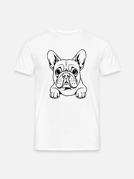 French Bulldog Gift Christmas - Men's T-Shirt - white