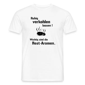 Residual flavours - Men's T-Shirt - white - Front - AI Model Male 178 dark (178cm)