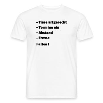 Hold - Men's T-Shirt - white - Front - AI Model Male 178 dark (178cm)