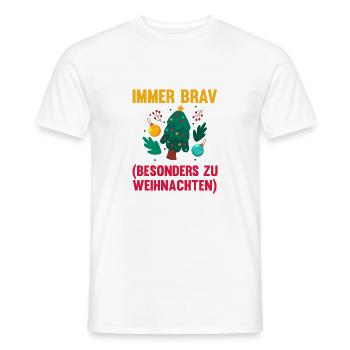 Weihnachtsmann Weihnachtszeit Weihnachts - Männer T-Shirt - Weiß - Vorne - AI Model Male 178 dark (178cm)
