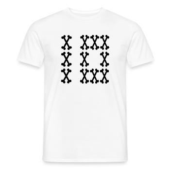 Number 10 Ten Bones - Men's T-Shirt - white - Front - AI Model Male 178 dark (178cm)