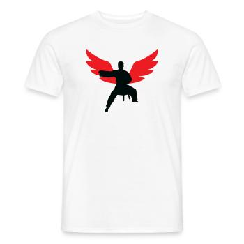 Aikido – Kampfsport – Aikido - Männer T-Shirt - Weiß - Vorne - AI Model Male 178 dark (178cm)