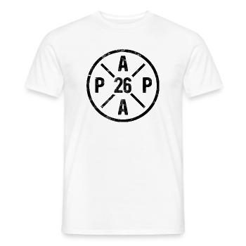 Dad 26 - Father 2026 - Gift - Men's T-Shirt - white - Front - AI Model Male 178 dark (178cm)