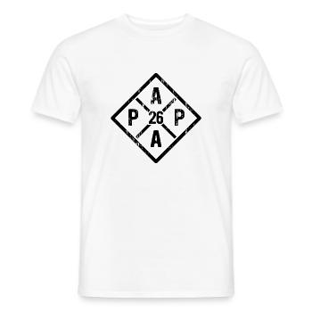 Dad 26 - Father 2026 - Gift - Men's T-Shirt - white - Front - AI Model Male 178 dark (178cm)