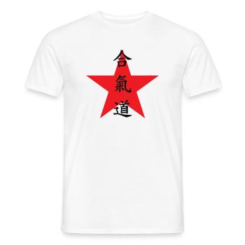 Aikido – Kampfsport – Aikido - Männer T-Shirt - Weiß - Vorne - AI Model Male 178 dark (178cm)