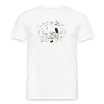 Chronically Offline - Men's T-Shirt - white - Front - AI Model Male 178 dark (178cm)