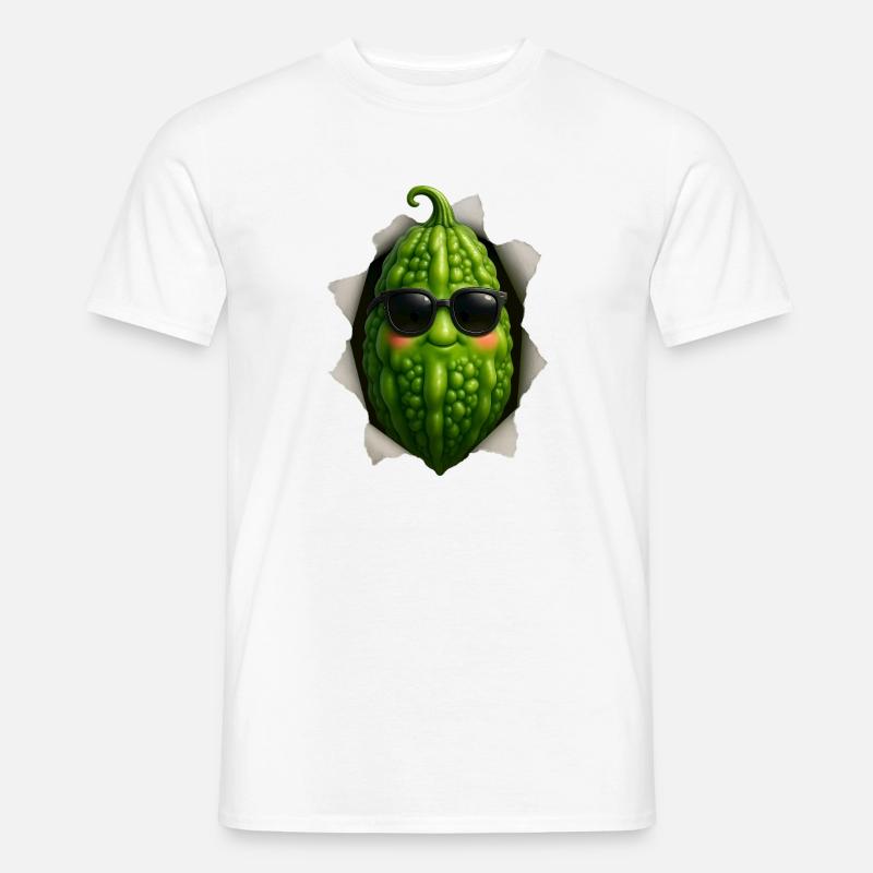 Bittermelone - Männer T-Shirt - Weiß