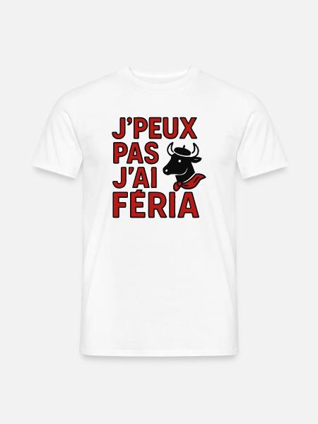 I can't I feria - Men's T-Shirt - white