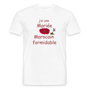 Großartige marokkanische Braut - Männer T-Shirt - Weiß - Vorne - AI Model Male 178 dark (178cm)