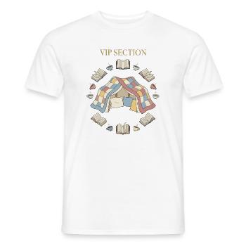 VIP Section Kissenburg - T-shirt homme - blanc - Devant - AI Model Male 178 dark (178cm)