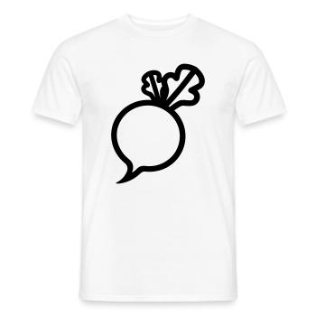 Rübe - Männer T-Shirt - Weiß - Vorne - AI Model Male 178 dark (178cm)