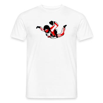 Skydiver - Männer T-Shirt - Weiß - Vorne - AI Model Male 178 dark (178cm)