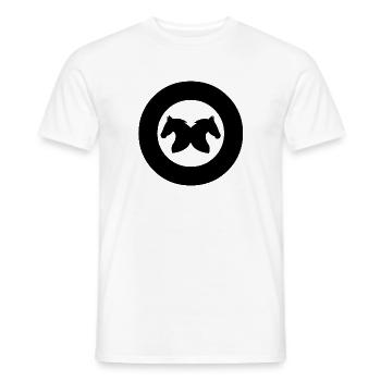 horses - Men's T-Shirt - white - Front - AI Model Male 178 dark (178cm)