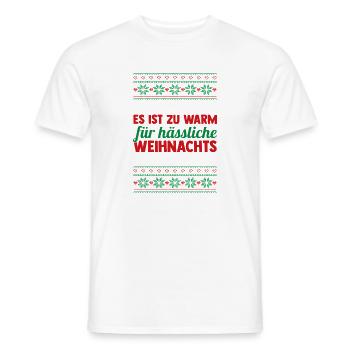 Weihnachtsmann Weihnachtszeit Weihnachts - Männer T-Shirt - Weiß - Vorne - AI Model Male 178 dark (178cm)