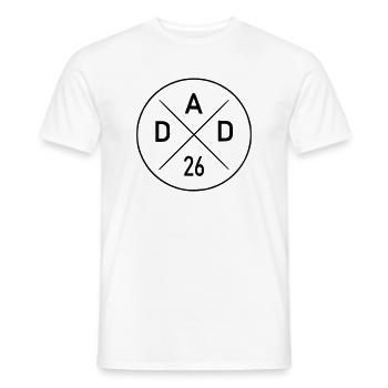 Dad 26 - Männer T-Shirt - Weiß - Vorne - AI Model Male 178 dark (178cm)