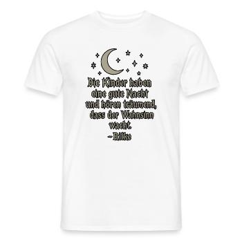 La folie est réveillée - T-shirt homme - blanc - Devant - AI Model Male 178 dark (178cm)