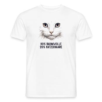 Cat Mom Gifts Cat Mom Cat Lover - Men's T-Shirt - white - Front - AI Model Male 178 dark (178cm)
