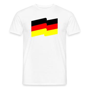Flagge - Männer T-Shirt - Weiß - Vorne - AI Model Male 178 dark (178cm)