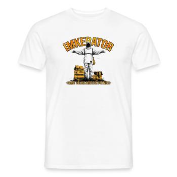 Beekeeper Whole colonies work for me - Men's T-Shirt - white - Front - AI Model Male 178 dark (178cm)