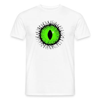 Eye Monster - Men's T-Shirt - white - Front - AI Model Male 178 dark (178cm)