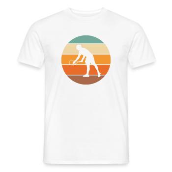 Tennis - Männer T-Shirt - Weiß - Vorne - AI Model Male 178 dark (178cm)