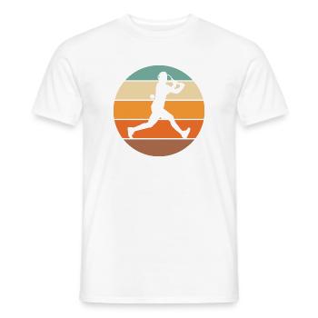 tennis - T-shirt homme - blanc - Devant - AI Model Male 178 dark (178cm)