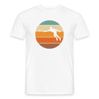 tennis - T-shirt homme - blanc - Devant - AI Model Male 178 dark (178cm)