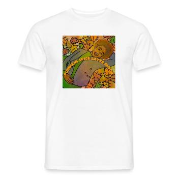 Pumpkin Spice Latte Stimmung - Männer T-Shirt - Weiß - Vorne - AI Model Male 178 dark (178cm)