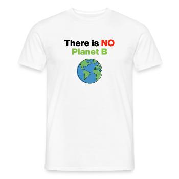 There Is No Planet B – Act Now, Umwelt, Demo - Männer T-Shirt - Weiß - Vorne - AI Model Male 178 dark (178cm)