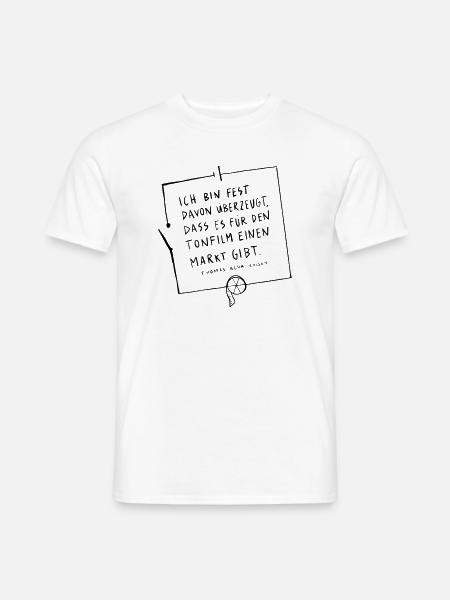 Thomas Edison Circuit - Men's T-Shirt - white