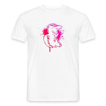 Iconic motocross motif - Men's T-Shirt - white - Front - AI Model Male 178 dark (178cm)