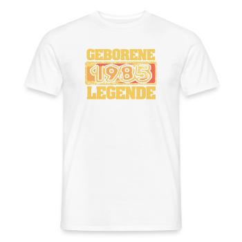 1985 - T-shirt homme - blanc - Devant - AI Model Male 178 dark (178cm)