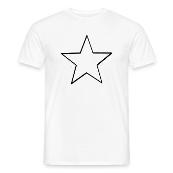 Illustration stellaire - T-shirt homme - blanc - Devant - AI Model Male 178 dark (178cm)
