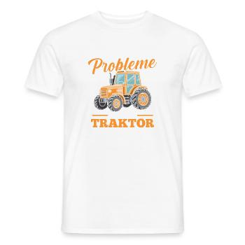Trecker Landwirt Bauer Traktorfahrer Traktor - Männer T-Shirt - Weiß - Vorne - AI Model Male 178 dark (178cm)